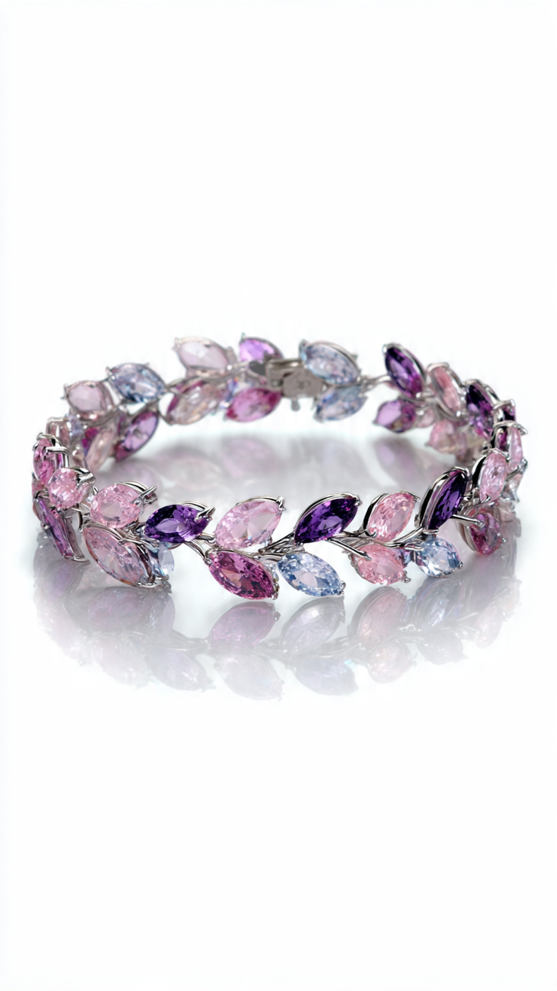 Aluica Crystal Vine Bracelet